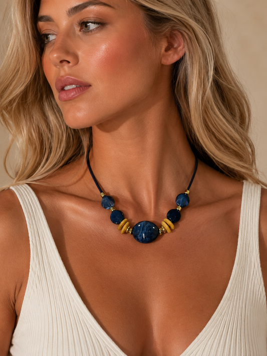 Necklace Maria Luana Azul