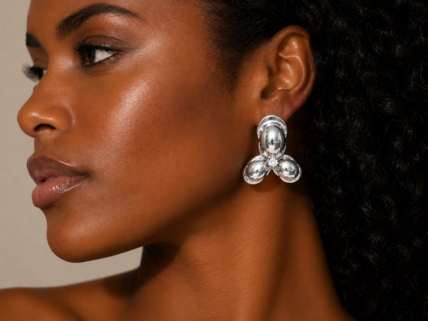 Earring Silver Maria Marcia