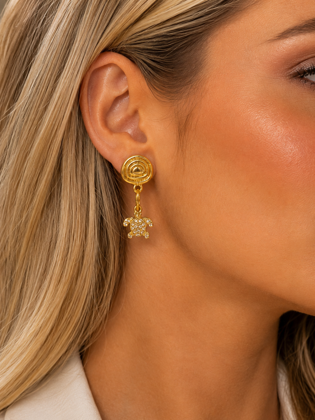 Earring Gold Maria Vitoria