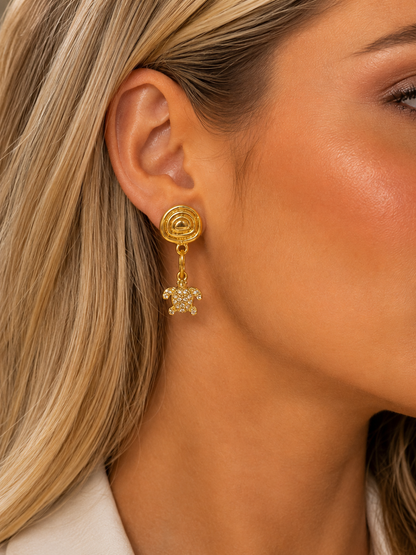 Earring Gold Maria Vitoria