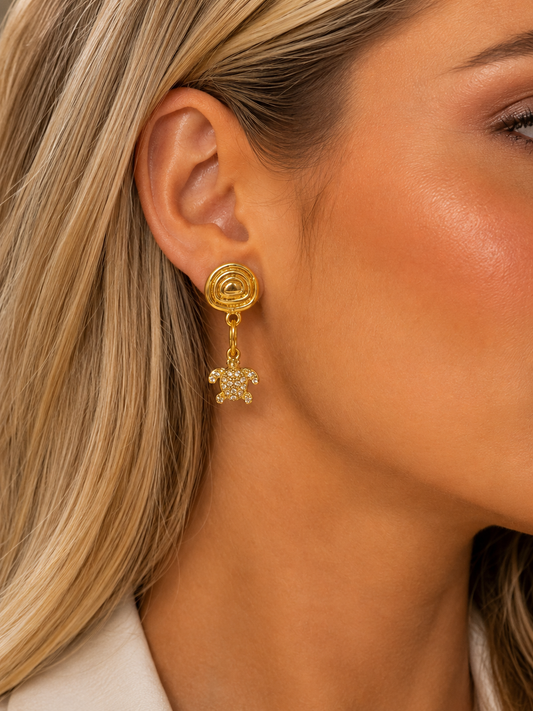 Earring Gold Maria Vitoria