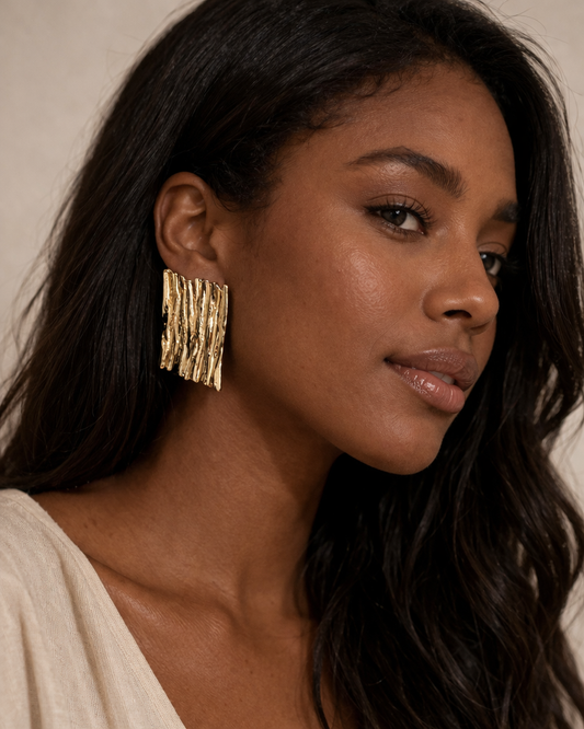 Earring Gold Maria Deyse