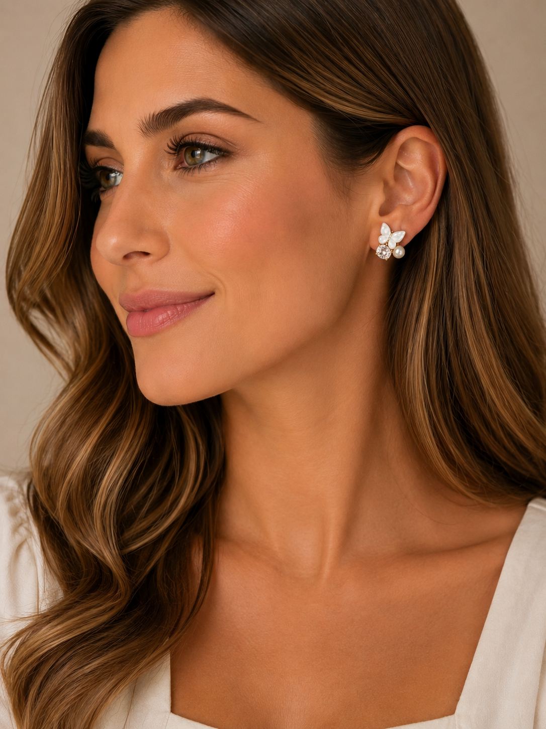 Earring Gold Maria Vitoria