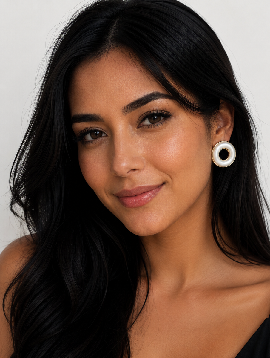 Earring Gold Maria Carolina