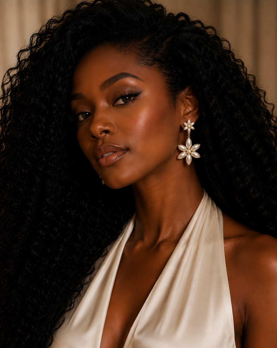 Earring Gold Maria Rebeca