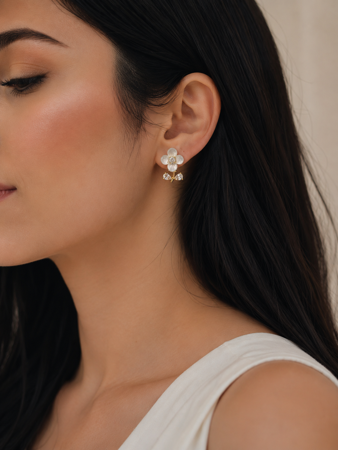 Earring Gold Maria Gisele