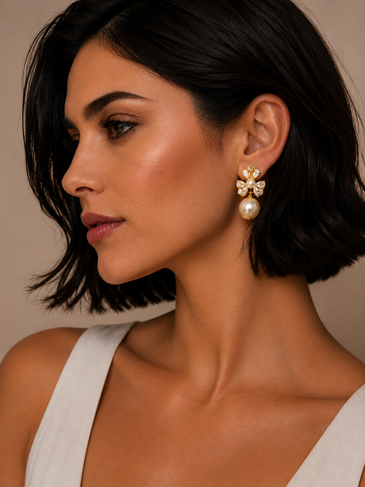 Earring Gold Maria Juliana