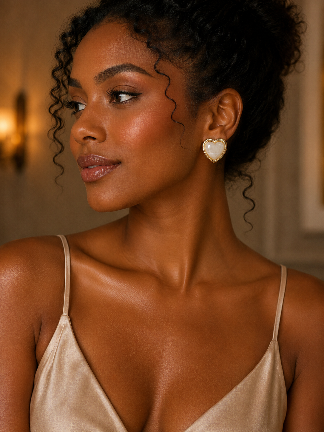 Earring Gold Maria Thais