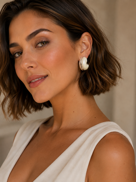 Earring Silver Maria Fernanda