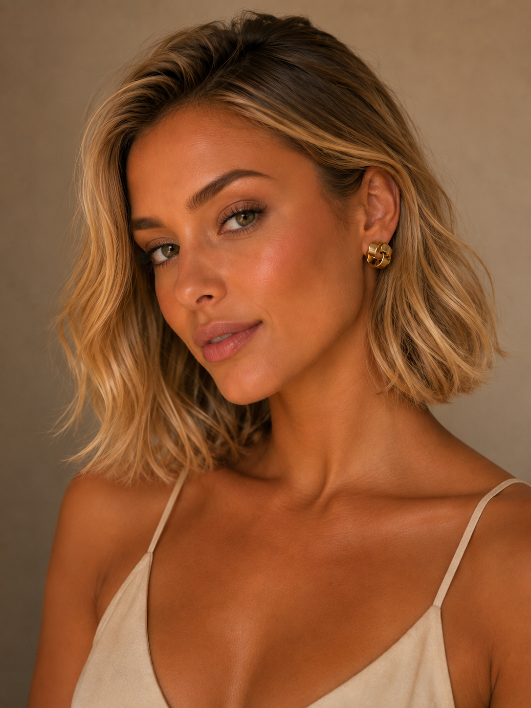 Earring Gold Maria Camila