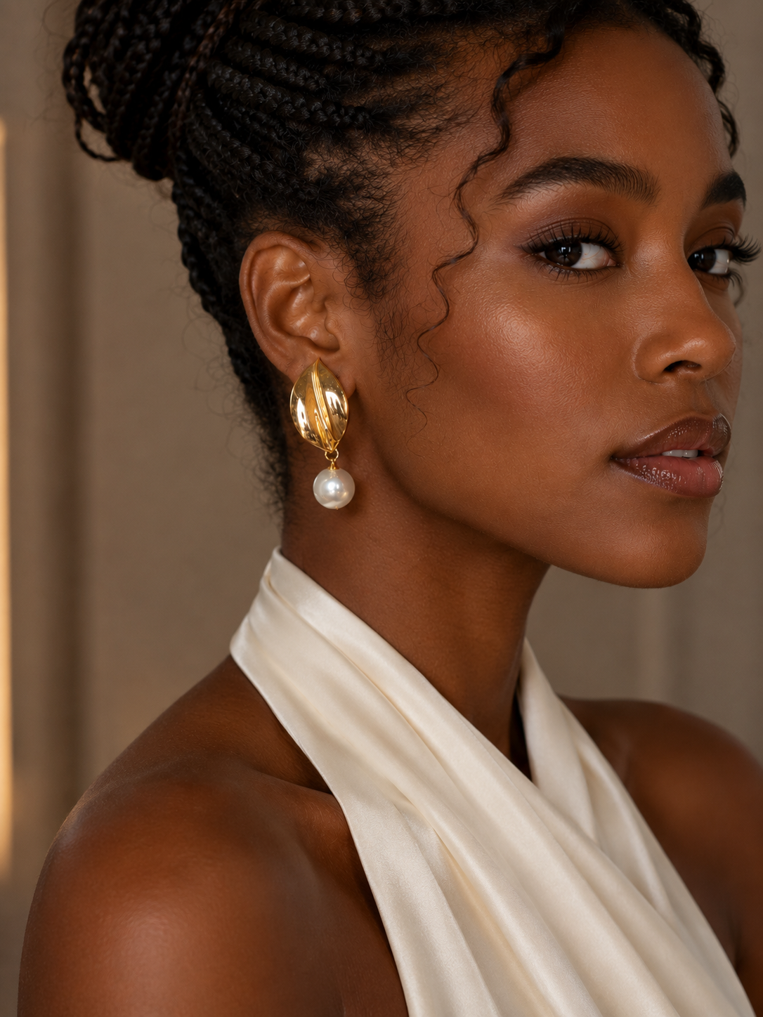 Earring Gold Maria Sonia