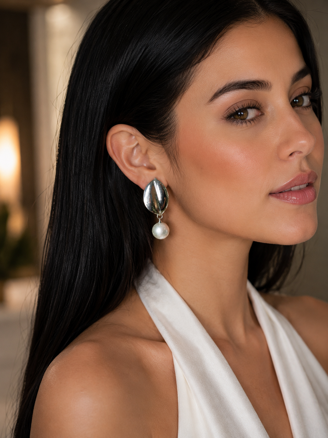 Earring Silver Maria Sonia