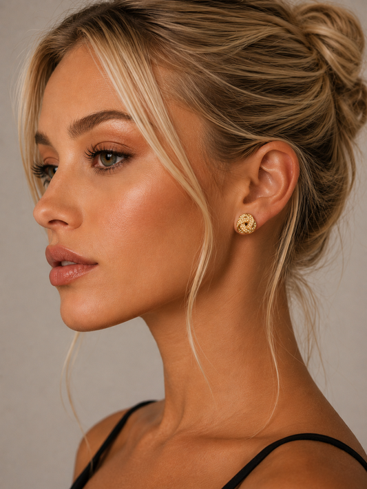 Earring Gold Maria Juliana
