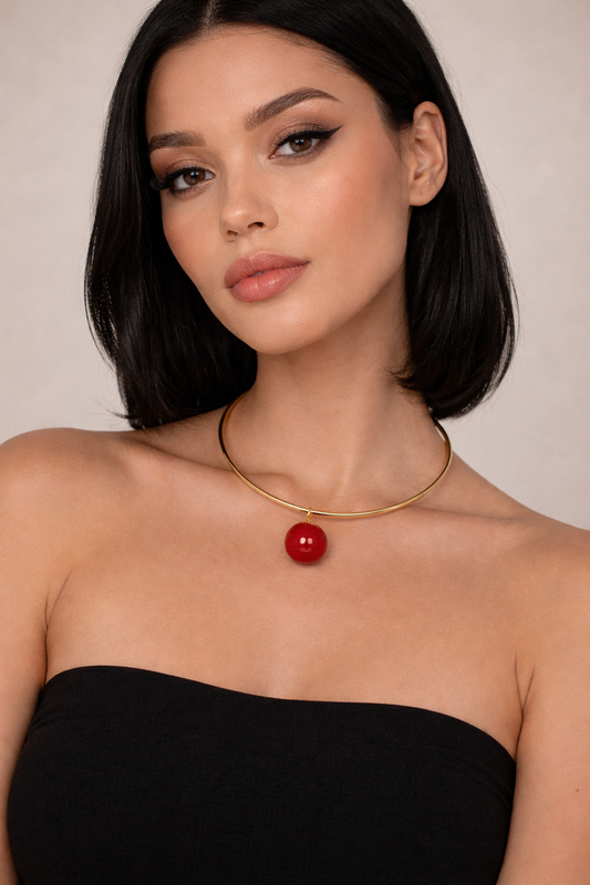 Necklace Rigido Cereja