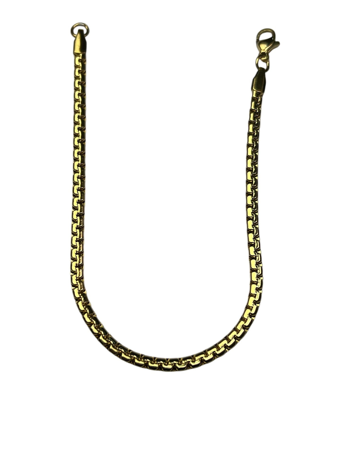 Bracelet Dourada Aço Maria Rafaela