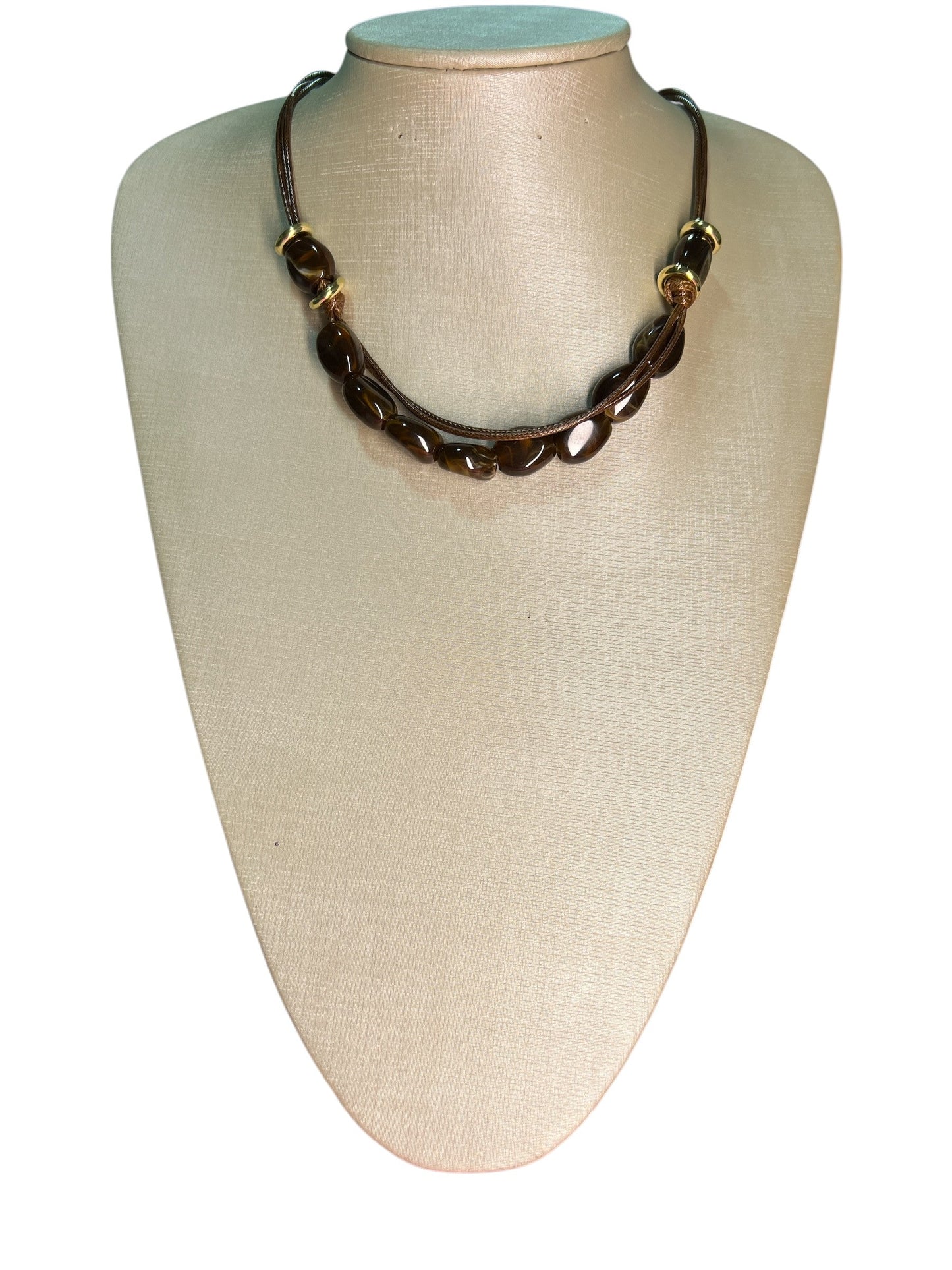 Necklace Maria Alice Marrom