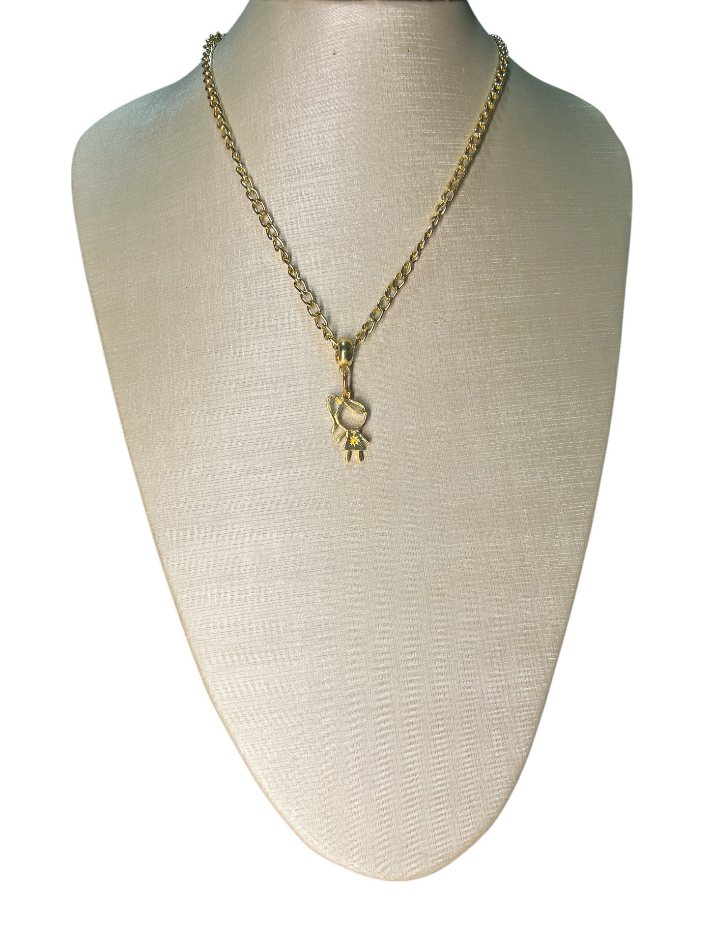 Necklace Gold Menina