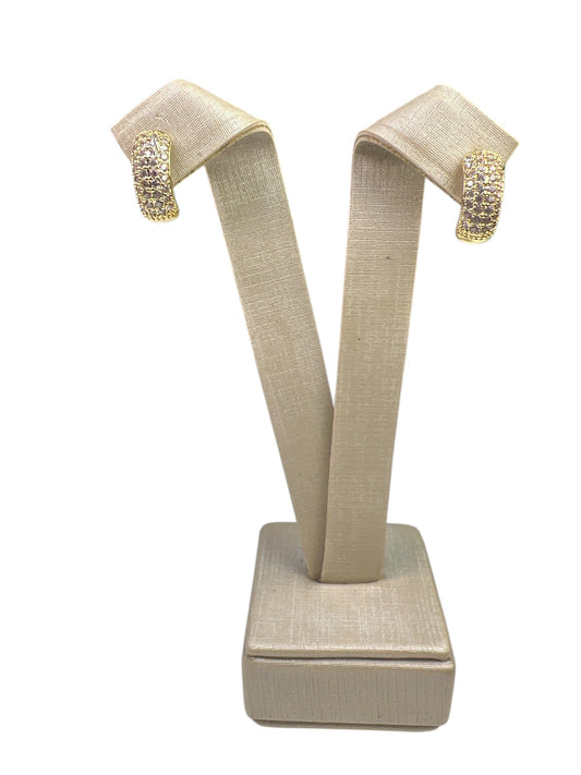 Earring dourado Maria Cristal