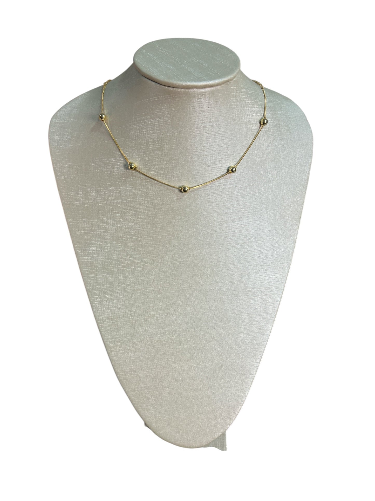 Necklace Gold Bolinhas