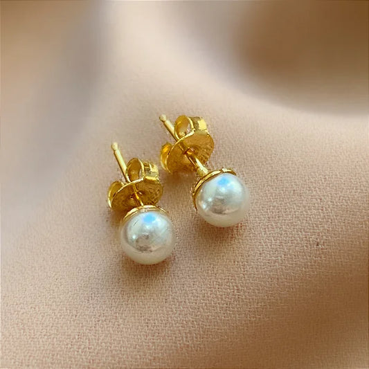 Earring Pérola ou Earring Ponto de Luz